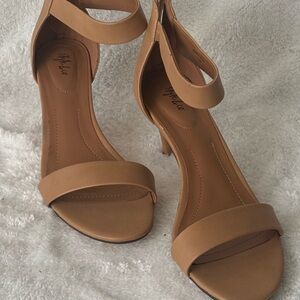 Style & Co. Women's Paycee two-piece dress sandals in the soft nude/tan color